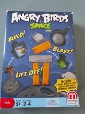 Angry Birds Space Game Block Launch Mattel 2012, All cards, missing catapult