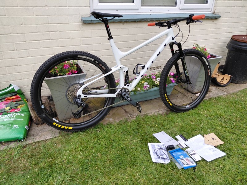 Vitus Rapide FS CRX Mountain Bike Full Suspension XL Carbon Frame GX E Shifting