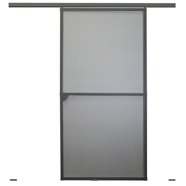 Insektenschutz SchiebetüR Fliegengitter Expert 120 X 240 Cm Aus Aluminium-image