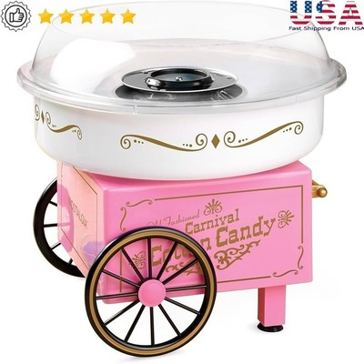 Circus Cotton Candy Maker Easy Use Mini Machine Party Supplies Fun Family Events