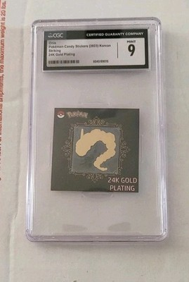 Onix 24K Gold Plating Popping Candy Korean Sticker Graded CGC 9