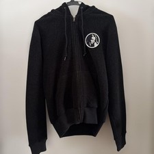 Hysteric Glamour Boar Zip Up Hoodie Black Logo Embroidery Used