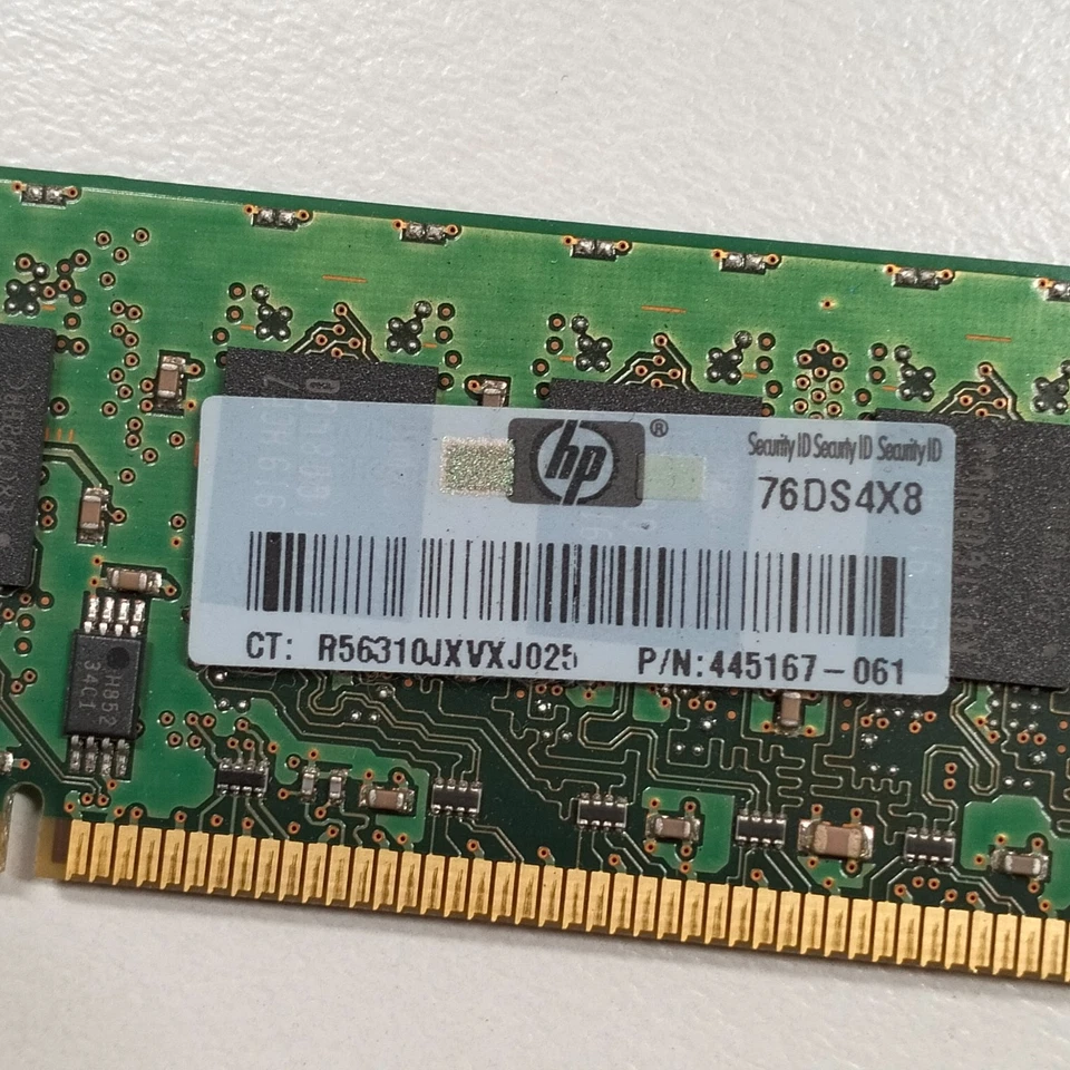 Samsung 2GB DDR2 RAM PC2-6400 800MHz CL6 ECC DIMM M391T5663QZ3-CF7 445167-061 - Image 3 of 4