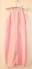 NWT Ann Taylor Petite Women's Pink Linen Sleeveless Sheath Dress sz 8P