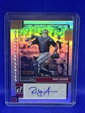 2022 Donruss Riley Adams Silver Holo Signature Series Auto #SS-RA