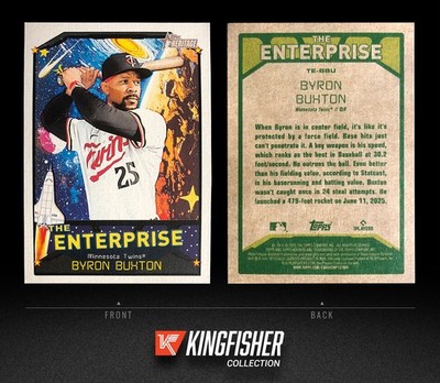 Byron Buxton 2026 Topps Heritage The Enterprise #TE-BBU Minnesota Twins