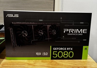 ASUS Prime NVIDIA GeForce RTX 5080 16GB GDDR7 -DLSS 4.0 - AI Powered Performance