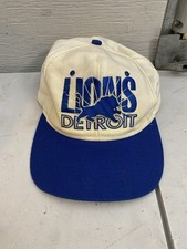 Detroit Lions Vintage Snapback Hat NFL AJD Sports Specialties Style Design