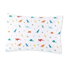 Kids 100 Cotton Flannel Pillowcase   Soft, Standard Jurassic Dinosaurs