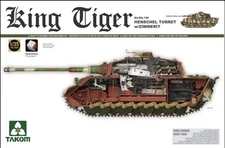 Takom 2045 German Heavy Tank King Tiger Henschel Gun Turret w/Interior/Zimmerit
