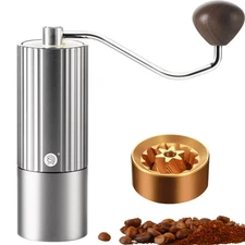Z3 /Z3pro Coffee Bean Grinder, Hand Grinder with 6-Core CNC Stainless Steel C...