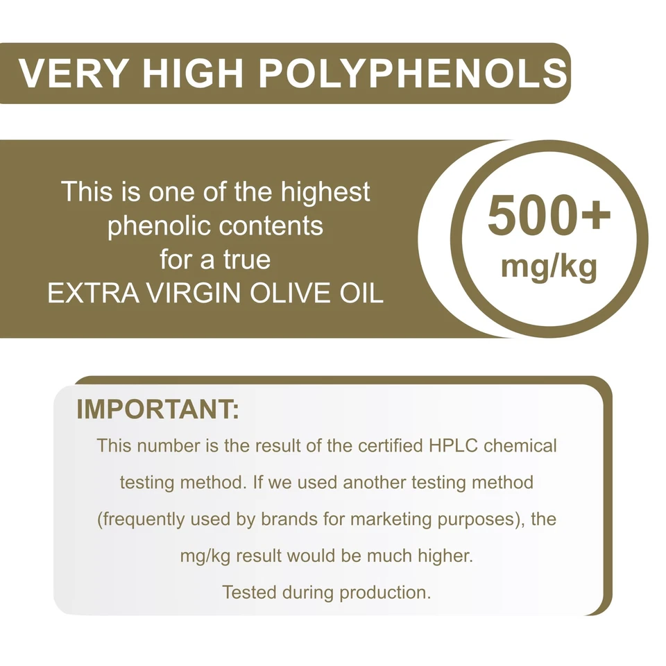 P.J. KABOS 2024/25 Harvest High Phenolic 500+mg/kg USDA Organic Greek Extra V... - Image 3 of 4