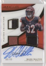 2018 Panini Immaculate Player's Collection 83/99 Mark Walton #PC-MK Auto 3f2