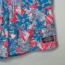 Vineyard Vines Swim Trunks Hibiscus Print Lined 6 Inch Inseam Pastel Medium