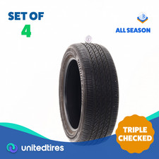 Set Of 4 Used 21555r18 Bridgestone Turanza El440 95h - 7-932 15od3