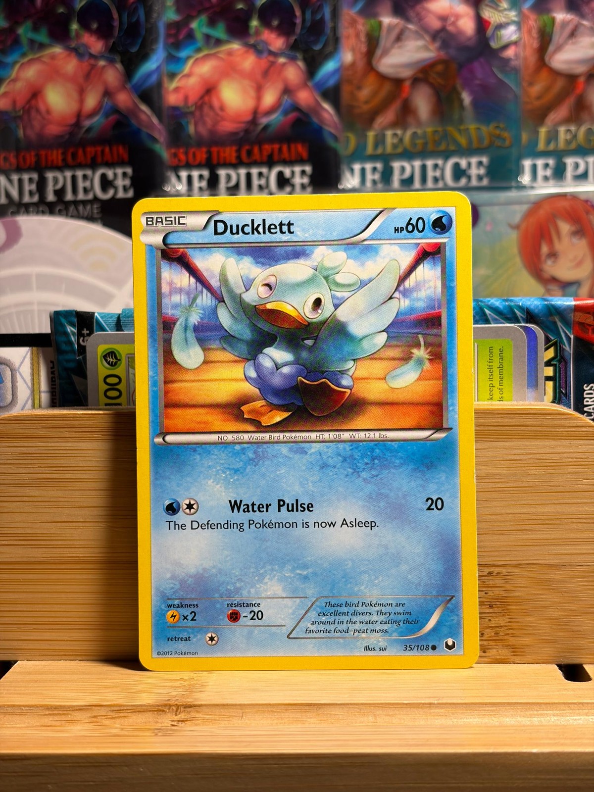 DUCKLETT 35/108 Dark Explorers Common Regular Pokemon TCG Lightly Played