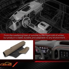 Fit For Dodge Ram 98 99 00 01 02 Molded Dashboard Cover Overlay Cap Beige Cover Fit For Dodge Ram 98 99 00 01 02 Molded Dashboard Cover Overlay Cap Beige Cover