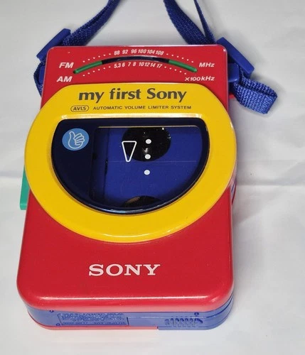 Vintage SONY Walkman MY First Sony Cassette Player.  Radio Works only