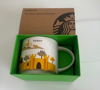 Starbucks City Kaffeetasse RABAT, You are Here Collection, NEU 14oz/414ml Mug