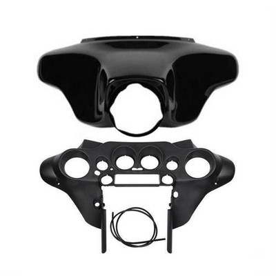 Batwing Inner Outer Cowl Fairing for Electra Street Glide 1996-2013 Black