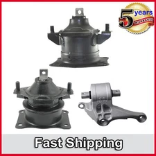 MotorKing Engine Motor & Auto Transmission Mount 3PCS For 2005-08 Acura RL 3.5L