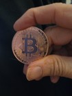 Degeneralized PEER to PEER Bitcon copper coin — photo 1