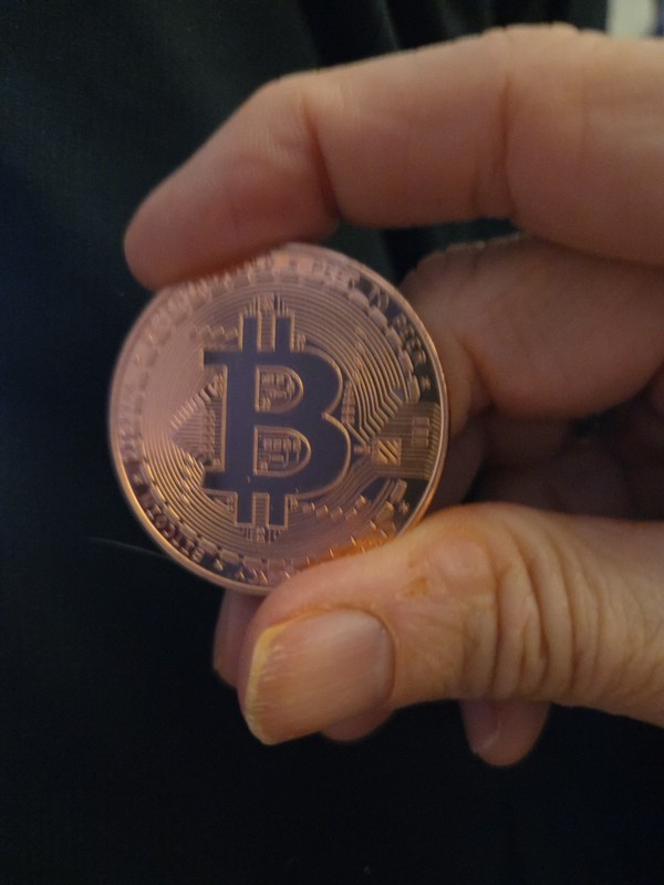 Degeneralized PEER to PEER Bitcon copper coin