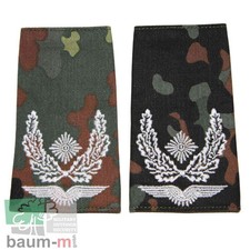 Rangschlaufen Luftwaffe Bundeswehr flecktarn weißer o. goldener Stick BW