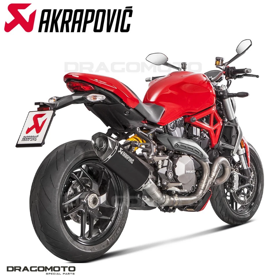 Exhaust DUCATI MONSTER 1200 S ABS 2014-2020 AKRAPOVIC Titanium Black RC S-D12... - Image 3 of 4