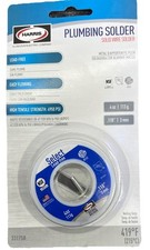 Solid Wire Plumbing Solder 4oz .118in 331758 112 