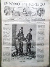 Emporio Pittoresco del 21 Ottobre 1877 Sollevatore Malati Crociate Inquisizione