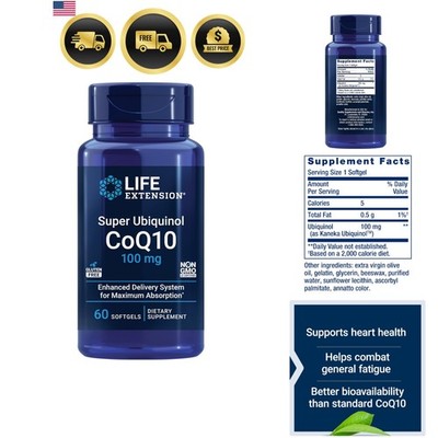 Super Ubiquinol CoQ10, Heart Health Supplement, Cell Energy, oxidative Stress...