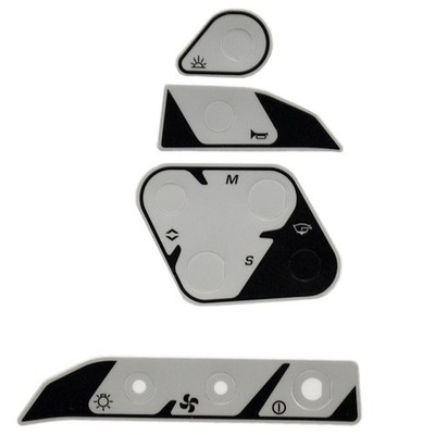 Sea-Doo Boat Switch Decal | 180 Challenger SE Gray / Black (Set of 4)