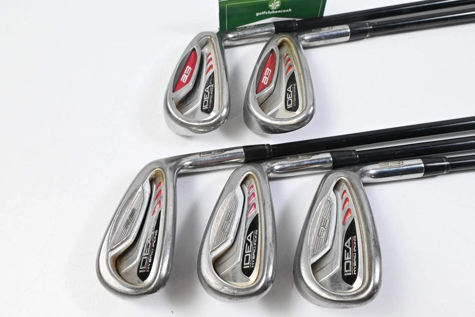 Adams Idea A12 OS Hybrid Combo Irons / 6-PW / Regular Flex Grafalloy Shafts - Image 2 of 4