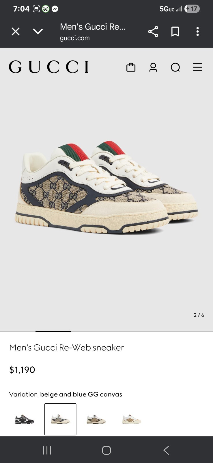 2025 Gucci Re Web Sneakers - Trendy Luxury Fashion Footwear