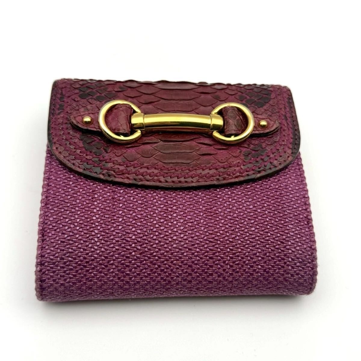 Rare Christian Dior Python Wallet by Galliano - P… - image 2