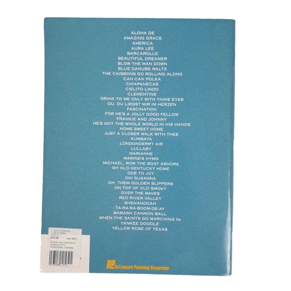 Favorite Songs With 3 Chords, 001, By EZ-Play Today, PB, Piano/Keyboard/Organ - Image 2 of 4