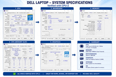 Dell Latitude 3340 13.3'' (500GB HDD, Intel Core i5 4th Gen., 1.70 GHz, 4GB)...