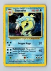 Pokemon Card Gyarados 6/102 Base Set Unlimited Holo Vintage WOTC Rare DAMAGED