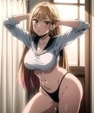 My Dress Up Darling Marin Kitagawa full artwork waifu anime print #203