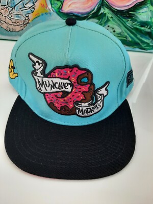 Cayler & Sons Black & Blue Donus Munchies Madness Baseball Cap One Size Unisex