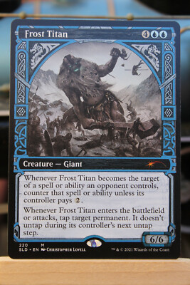 MTG Secret Lair Frost or Inferno Titan Showcase: Kaldheim Foil or