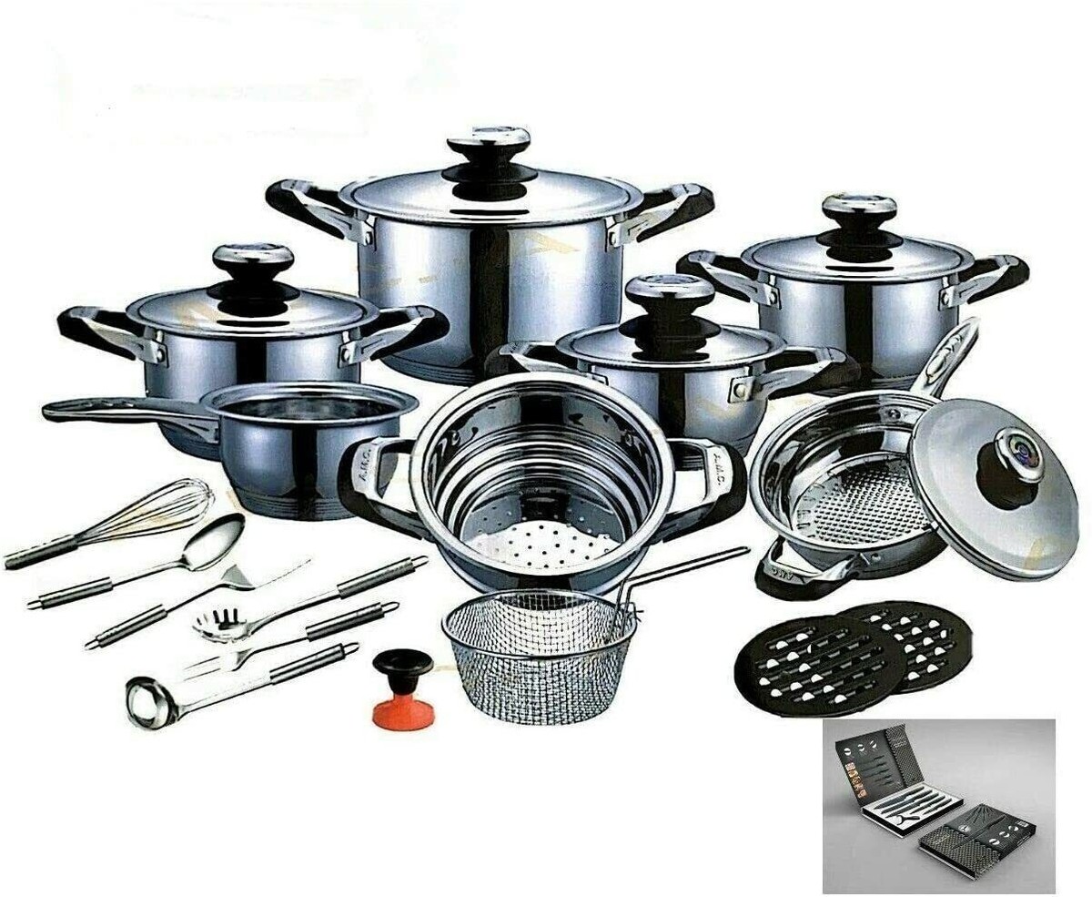 Batteria Pentole a Induzione 14 Pezzi - Set Pentole Induzione Antiaderente Con M 7445035560595