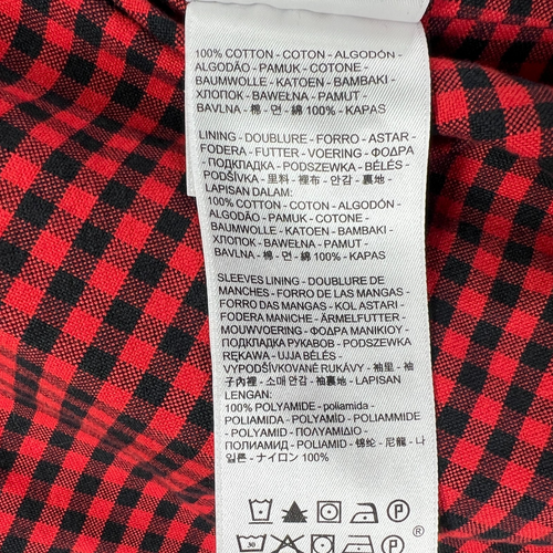 Levis Chore Jacket Mens Sz Small Buffalo Plaid Lined Coat Barn Utility Camp Work - Picture 17 of 22