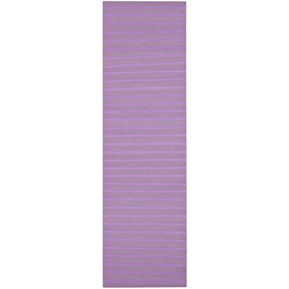 SAFAVIEH Dhurries DHU313C Handwoven Lavender Rug - Image 3 of 4