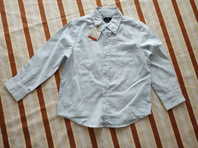 Mango hemd jungen gr.98 104 hellblau hemd  baumwolle