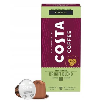Costa Coffe Kaffeekapseln Bright Blend, Nespresso ESPRESSO kompatibel