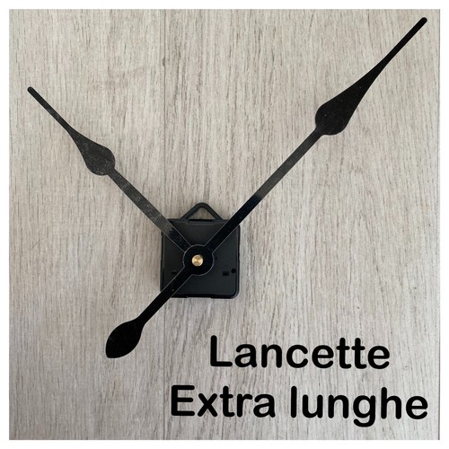 MECCANISMO MOVIMENTO OROLOGIO LANCETTE LUNGHE QUARZO PARETE MURO | eBay
