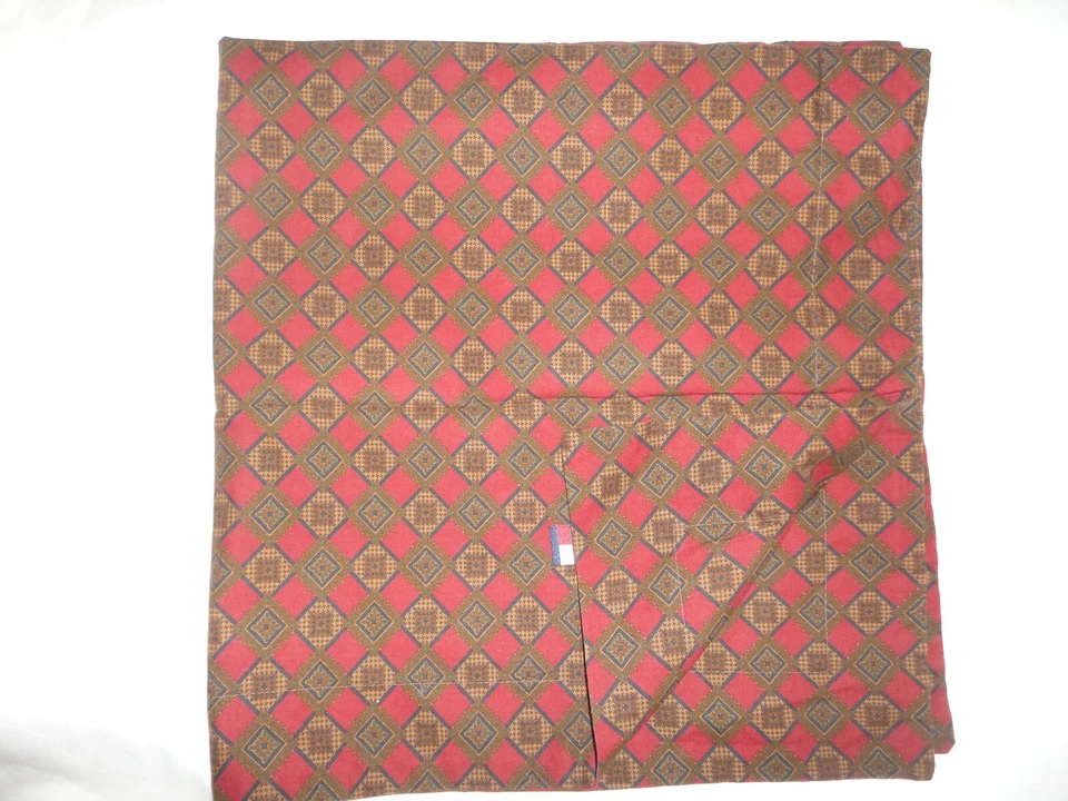 TOMMY HILFIGER FOULARD ROJO VERDE AZUL (1) EURO ALMOHADA FARSA 26 X 26 Foto 4 de 4
