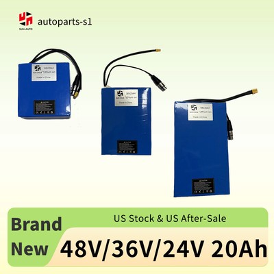 24V 36V 48V 20Ah Lithium Ion Ebike Battery Pack Electric Bicycle Motor BMS 1000W